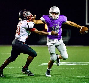 Quarterback Bryce Stancombe has thrown 28
touchdown passes and just two interceptions.