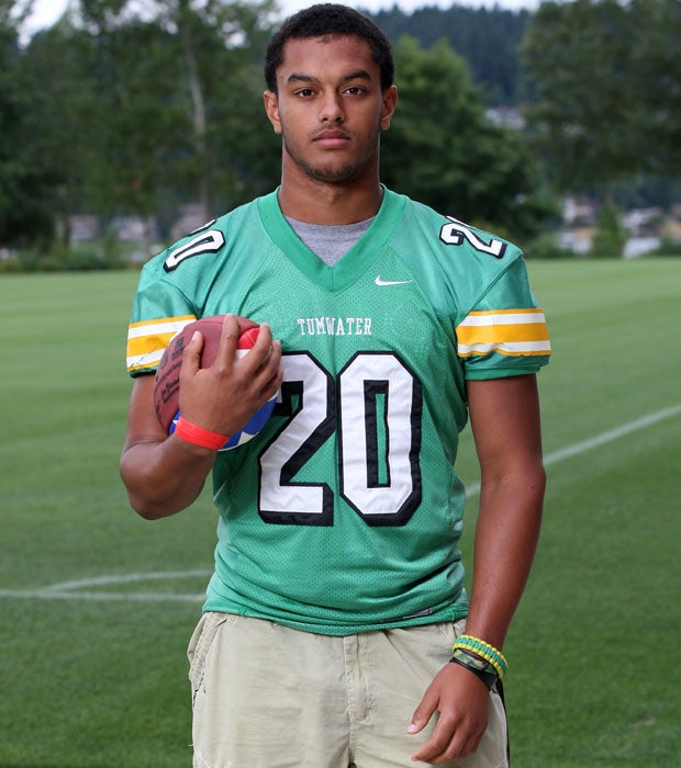 Running back/linebacker T.J. Davis, Tumwater HS