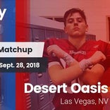 Football Game Recap: Desert Oasis vs. Boulder City
