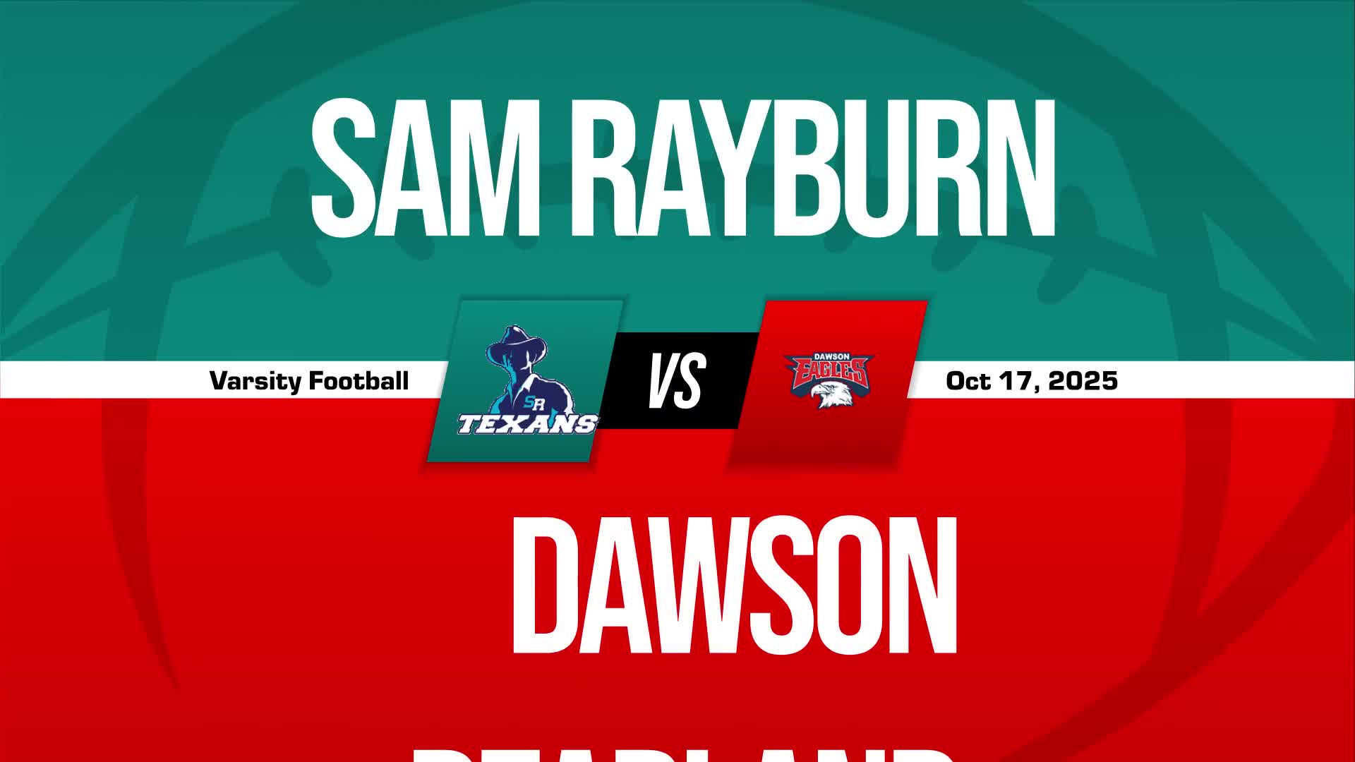 Football Recap: Sam Rayburn Gets the Win