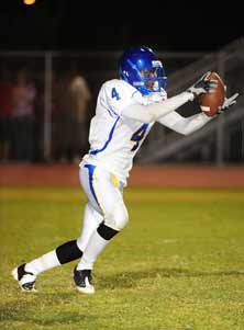 James Colbert tallied eight touchdownsas part of his 334-yard night.