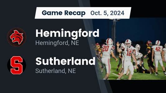 Football Recap: Sutherland Comes Up Short