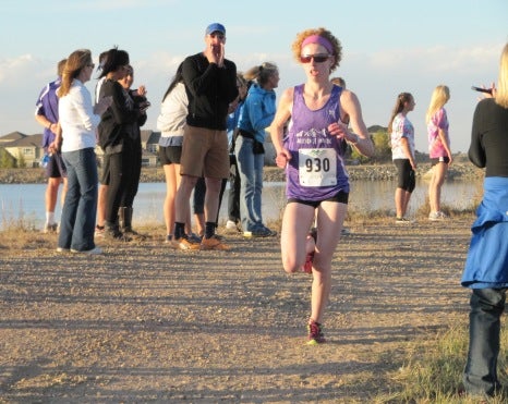 Middle Park sophomore Tabor Scholl is the overwhelming favorite to repeat as champion in Class 3A girls cross country, but she is aiming for the state's top time overall this season.