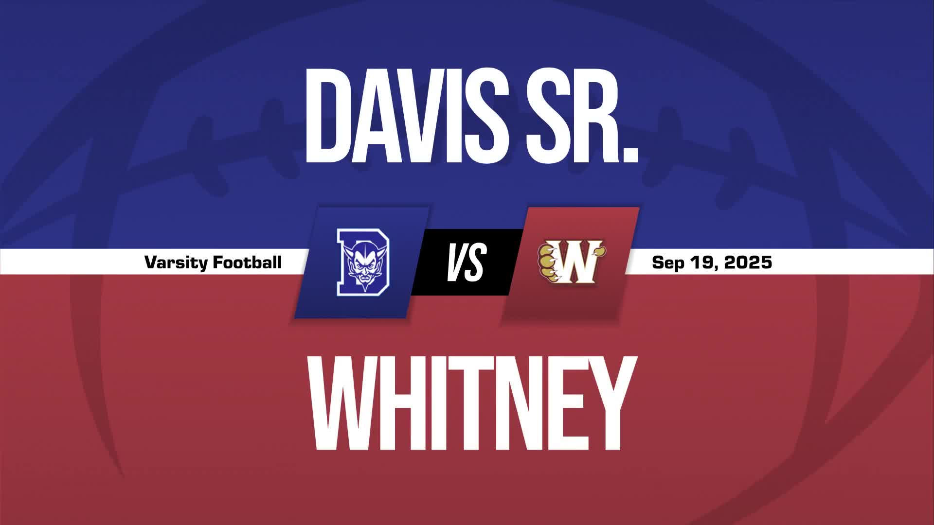 Football Game Preview: Whitney Wildcats vs. Rocklin Thunder