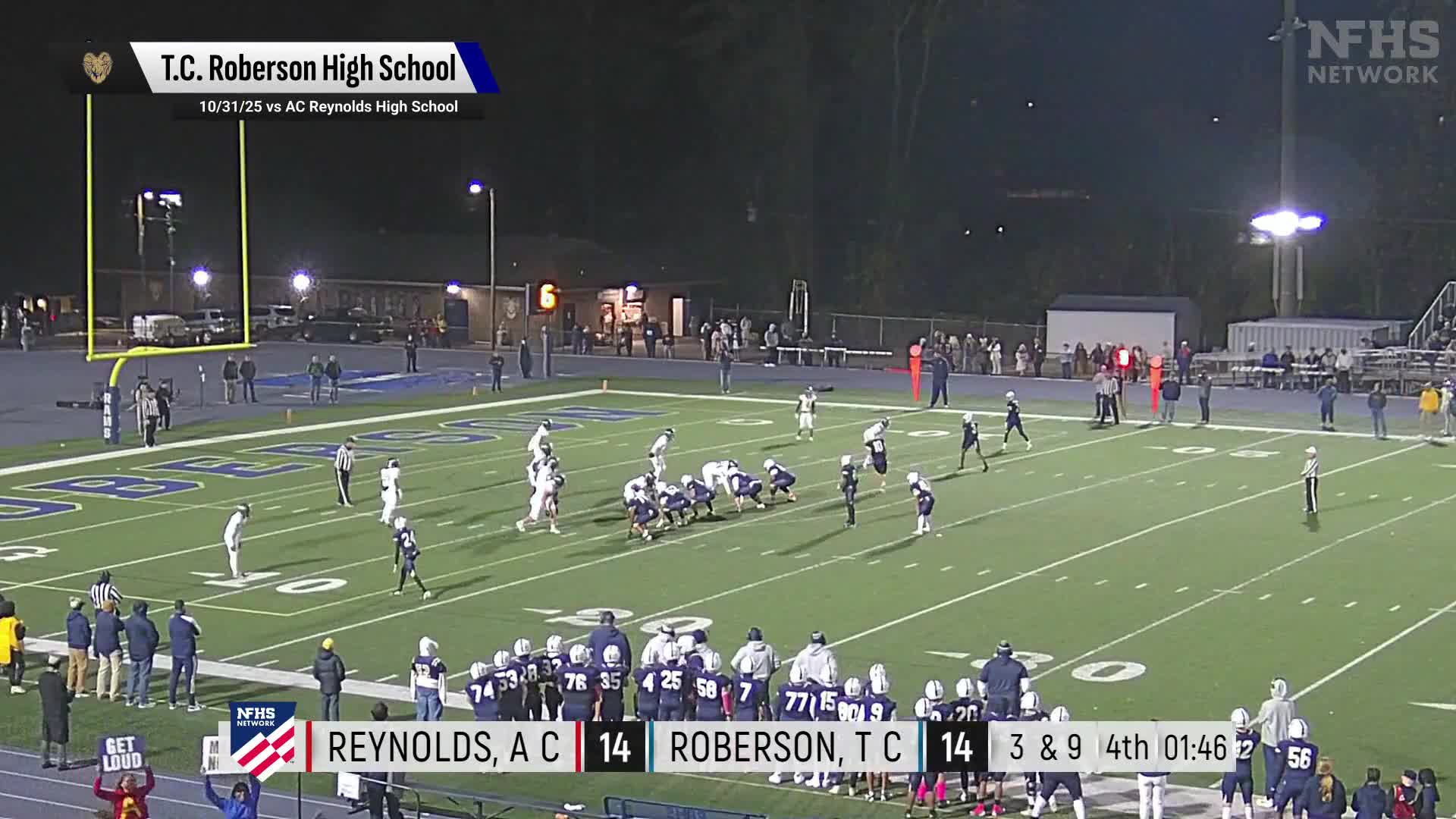 Football Recap: T.C. Roberson Takes a Loss