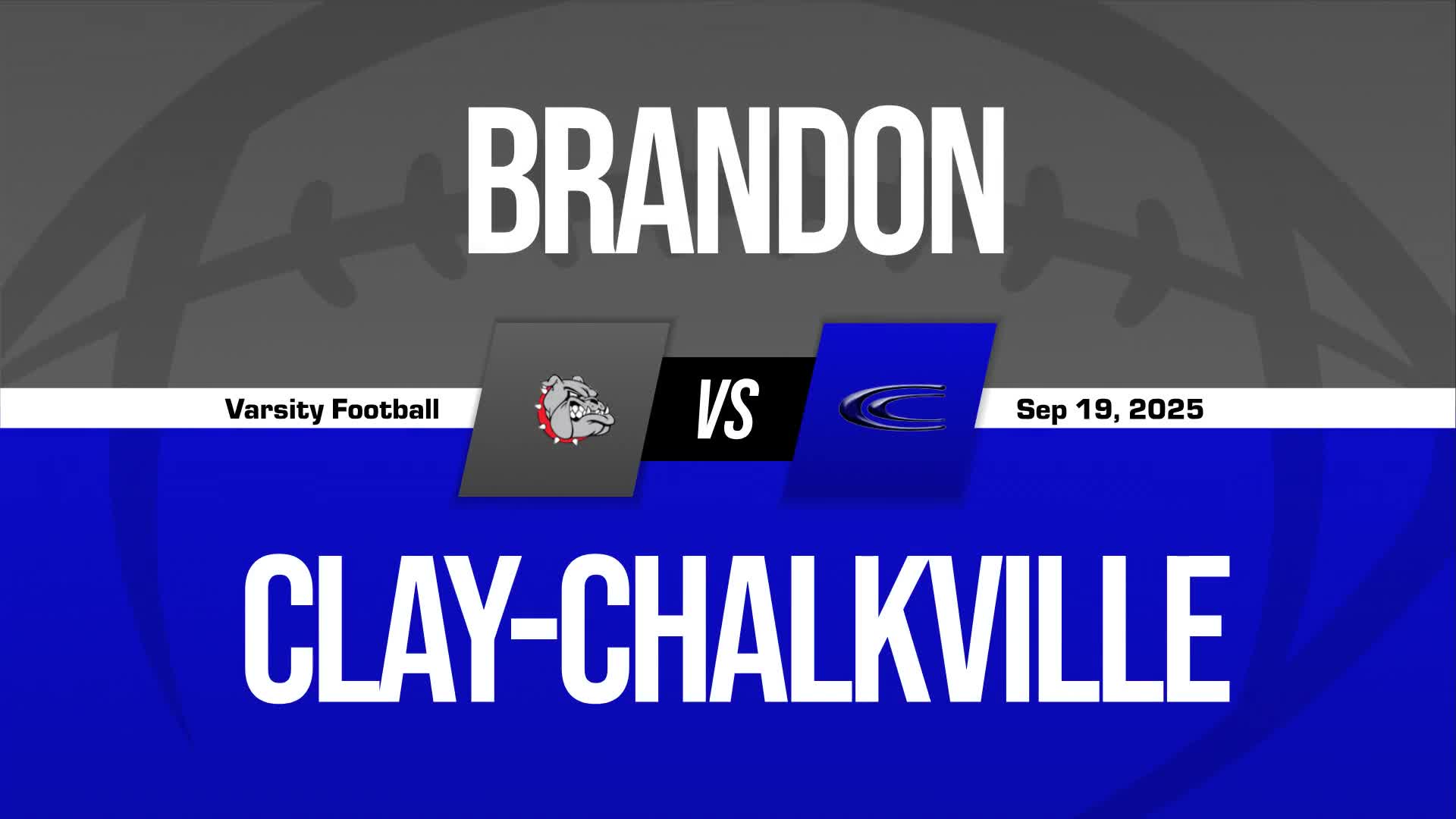 Football Recap: Brandon Takes a Loss