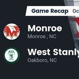 Football Game Recap: West Stanly Colts vs. Monroe Redhawks