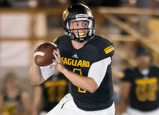 Quarterback Max Massingale and No. 25 Saguaro (Ariz.) defeated visiting Serra (Calif.) 35-20 on Friday night.