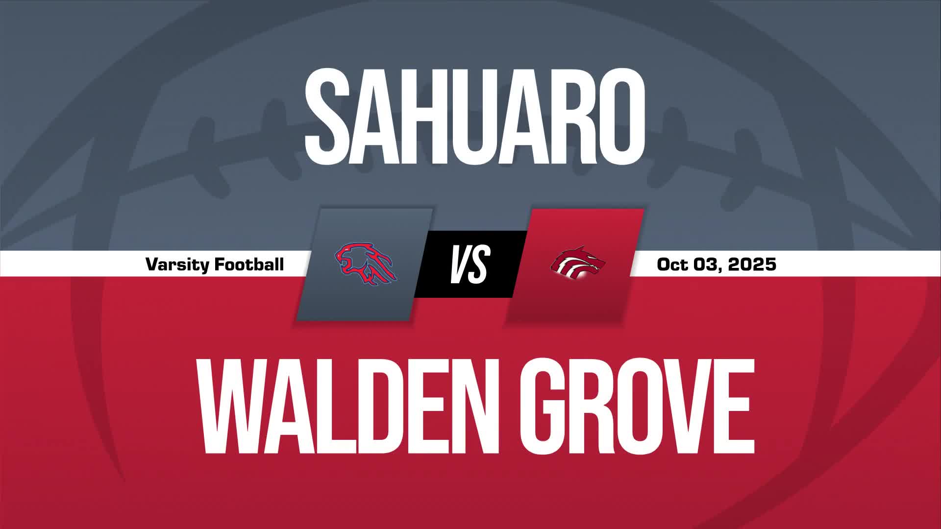 Football Recap: Trey Forbregd Leads Walden Grove's Defense  on Friday + How To Watch