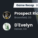 D&#39;Evelyn vs. Prospect Ridge Academy