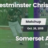 Football Game Recap: Westminster Christian vs. Somerset Academy