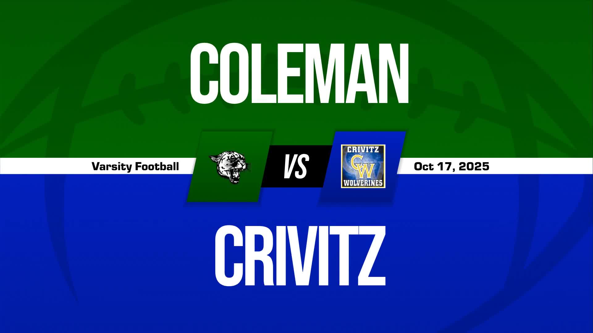 Football Game Preview: Crivitz Wolverines vs. Reedsville Panthers