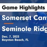 Seminole Ridge takes loss despite strong  efforts from  Breanna Custodio and  Janiah Suprius