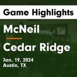 Basketball Game Recap: Cedar Ridge Raiders vs. Stony Point Tigers