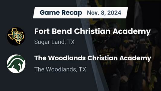 Football Recap: Fort Bend Christian Academy's  Win  on Saturday Extends Winning Streak to Seven