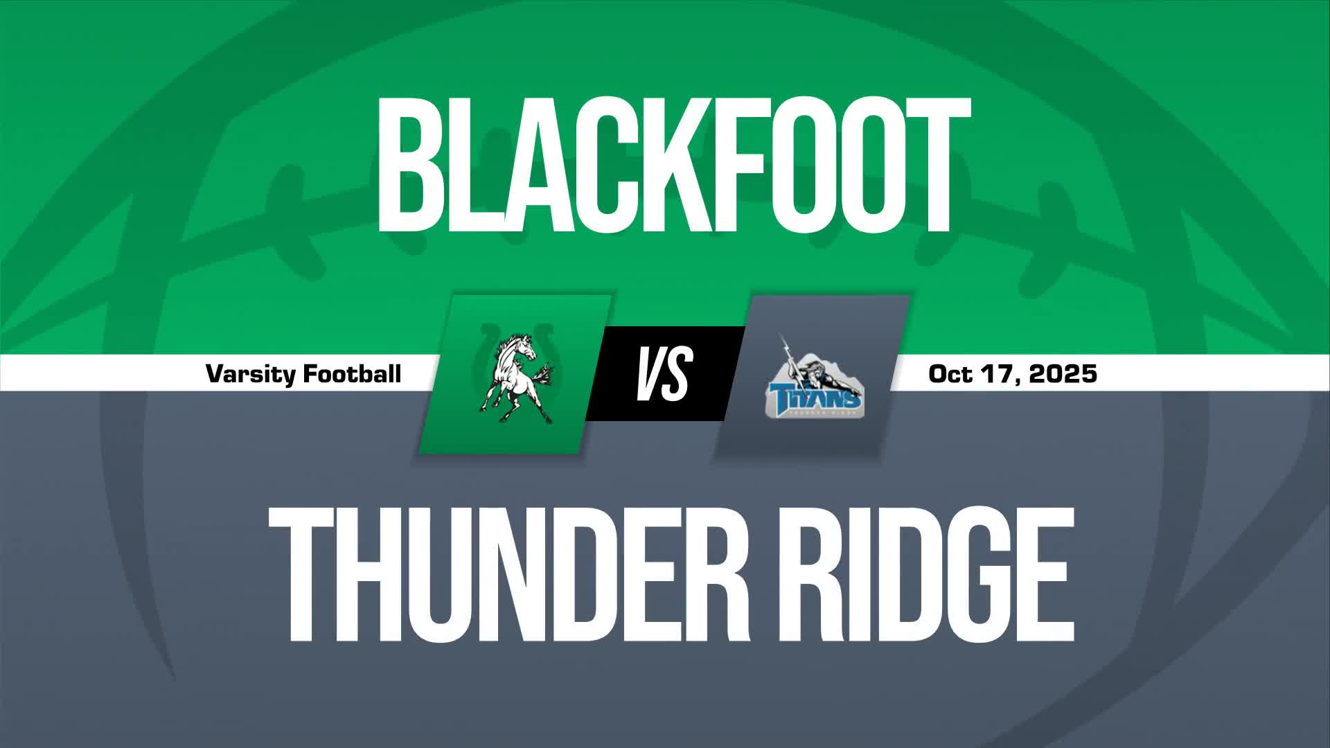 Football Recap: Thunder Ridge Comes Up Short