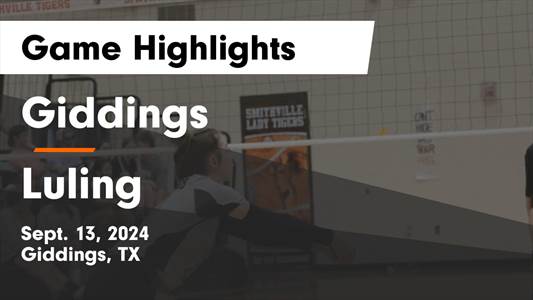 Volleyball Game Preview: Luling on Home-Turf