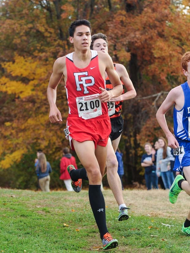 Boys champion Christian Alvarado, Fairfield Prep.