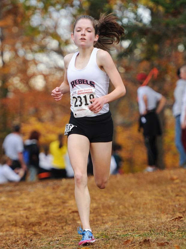 Girls third-place finisher Gabrielle Richichi, New Fairfield