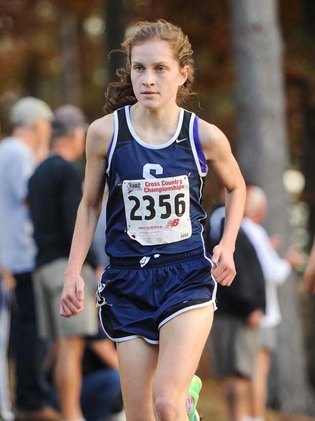 Girls champion Hannah Debalsi, Staples