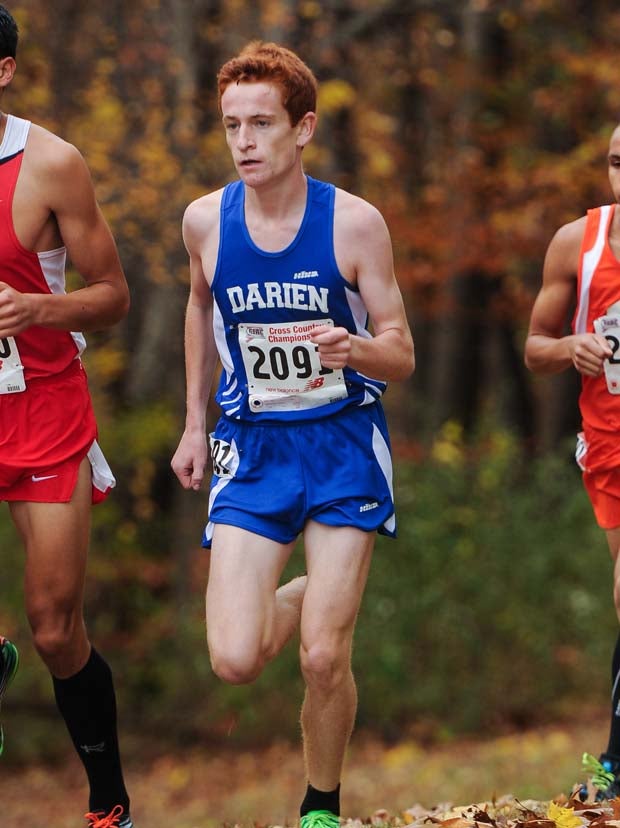 Boys third-place finisher Alex Ostberg, Darien