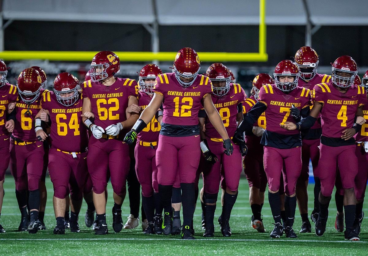 The Rams of Central Catholic have finished No. 1 in the state of Oregon four times and have been in the state's top 10 seven straight times. (Photo: Paul Caldwell)