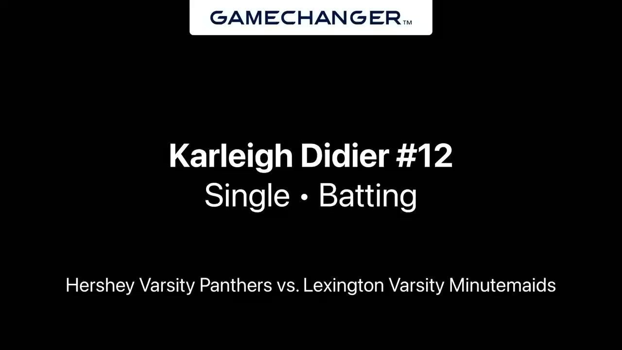 Karleigh Didier Game Report: @ Lexington