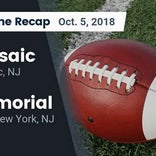 Football Game Recap: North Bergen vs. Memorial