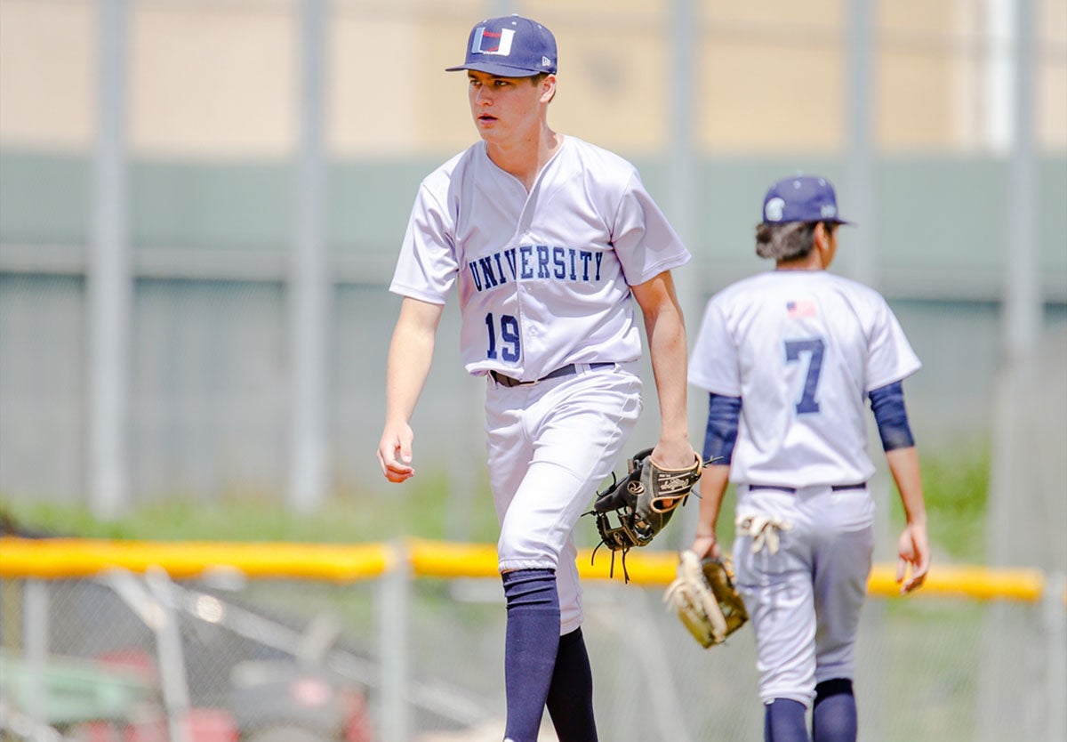 Logan Rome allowed one earned run through his first 17 innings pitched and has a 2.33 ERA this season. (Photo: Patrick Keyes)