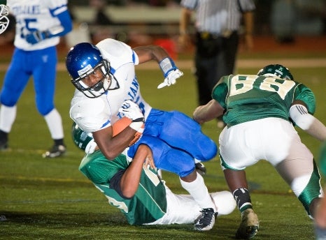 Thornton senior running back Keynan Huguley is one of the big reasons the Trojans are off to a 5-0 start this season. They face Brighton this week in a key league showdown.
