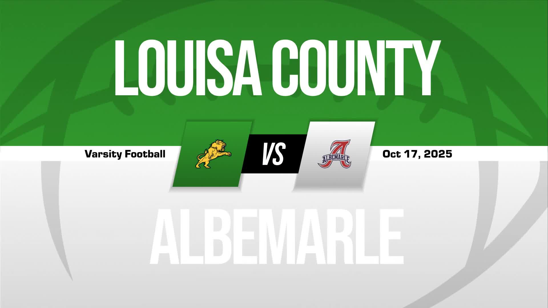 Football Recap: Albemarle Takes a Loss + How To Watch