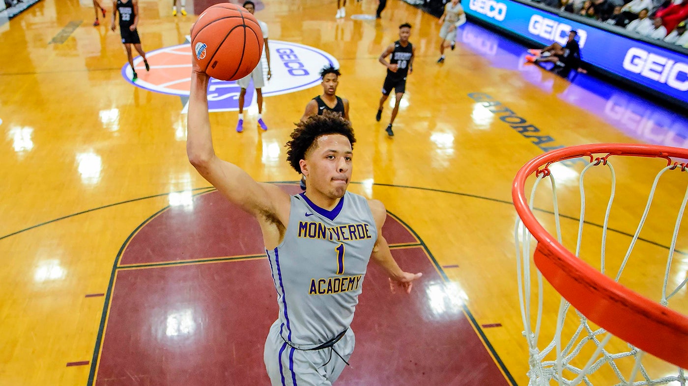 Cade Cunningham of the Detroit Pistons is one of 13 former players from Montverde Academy (Florida) to appear on a 2022-23 NBA opening night roster. (Photo: Steven Ryan)