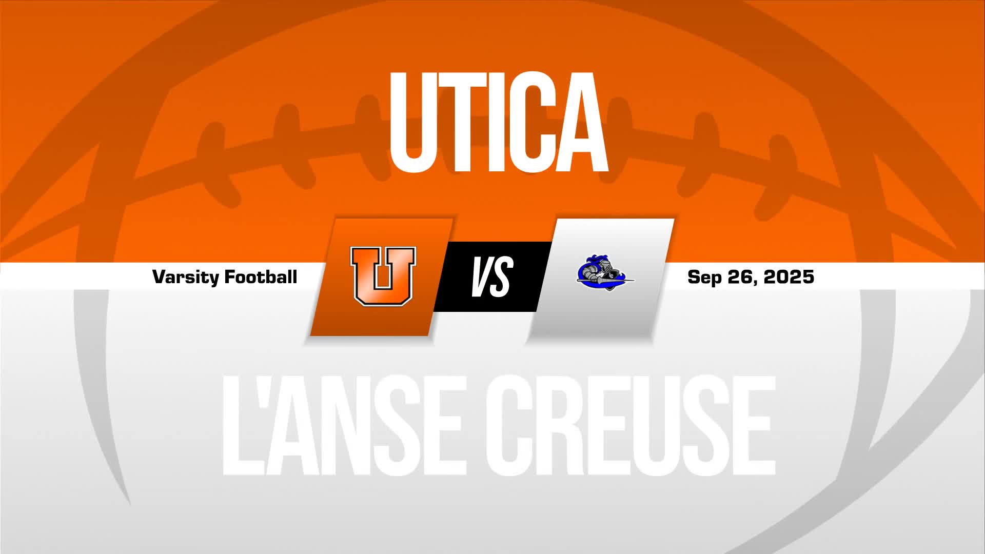 Football Recap: L'Anse Creuse Comes Up Short + How To Watch