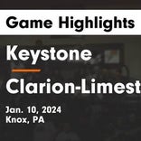 Basketball Game Recap: Keystone Panthers vs. Curwensville Golden Tide