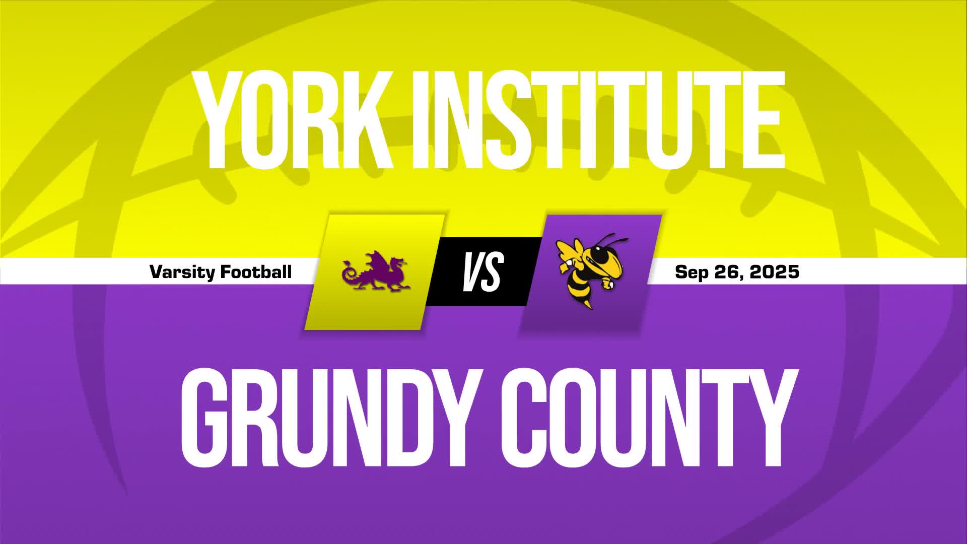 Football Recap: York Institute Takes a Loss + How To Watch