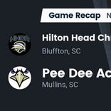 Football Game Recap: Pee Dee Academy Eagles vs. Hilton Head Christian Academy Eagles