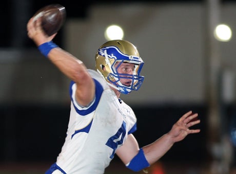 Johnny Stanton accounted for 307 yards and all four of Santa Margarita's touchdown in a hard-fought 27-14 win over Brophy Prep (Phoenix) Saturday at Phoenix College.