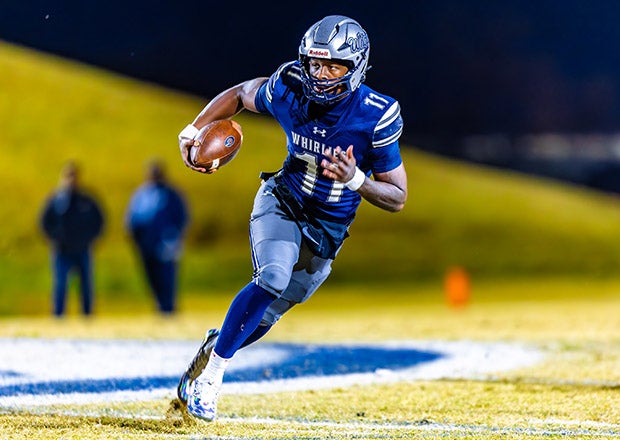 Five-star senior quarterback Faizon Brandon led No. 12 Grimsley to its second straight state championship Friday taking down Clayton 24-14. Brandon finished his career with 114 total touchdowns. (PHOTO: David Fernandez)