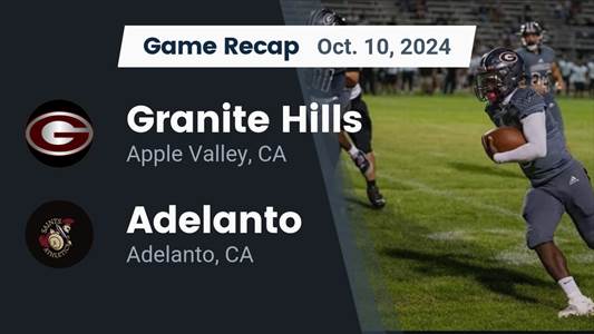 Football Recap: Adelanto Takes a Loss