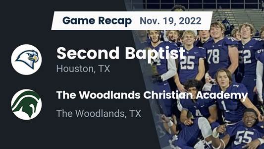 Football Game Preview: The Woodlands Christian Academy Warriors vs. Second Baptist Eagles