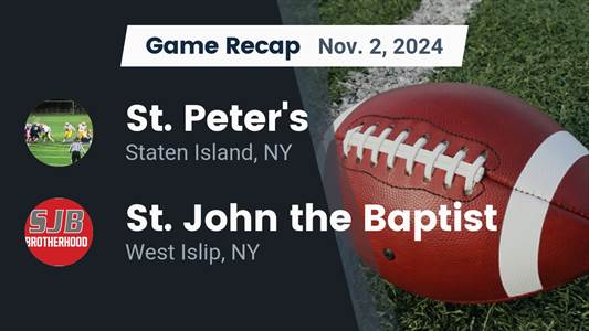 Football Game Preview: St. Peter's Eagles vs. St. Joseph-by-the-Sea Vikings