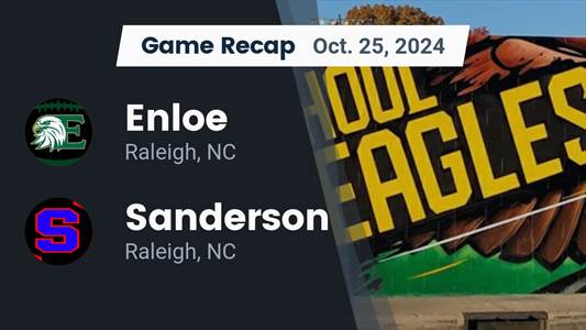 Football Recap: Enloe Triumphant Thanks to a Strong Effort from 