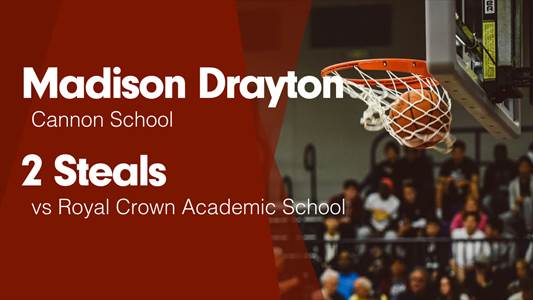 Basketball Recap: Cannon Skates Past Charlotte Latin with Ease