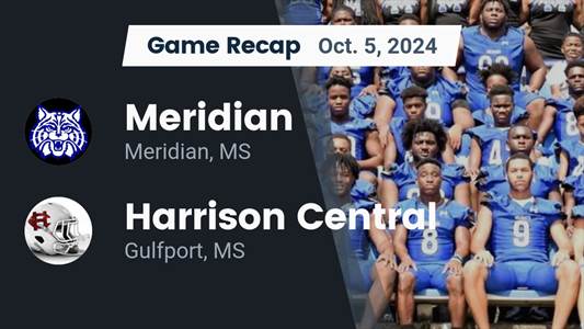 Football Recap: Harrison Central Comes Up Short Despite  Zahkarr