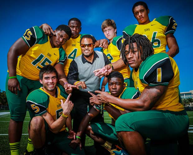 Head coach Roger Harriott and his players have their sights set on earning another state championship ring.