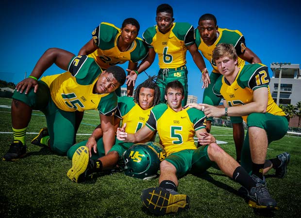 With key returners - and impressive newcomers - University is primed to make a run at a second straight state title. Leading the way for the Suns are players (counterclockwise from the left) Brandon Boyce, Quincy Wilson, Sam Bruce, Richard Yeargin, Sean White, Emmanuel Soto and Jordan Scarlett.