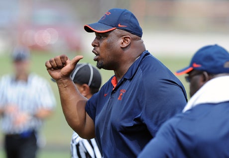 Larry Webster was a three-sport star at nearby Elkton High in Maryland, lettering in football, basketball and track and field. He was actually a running back in high school.