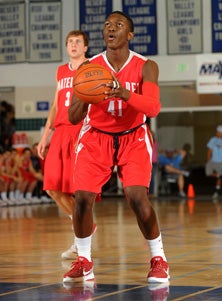 Stanley Johnson at the foul line.