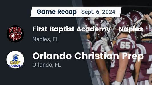 Football Game Preview: Orlando Christian Prep Warriors vs. The First Academy Royals