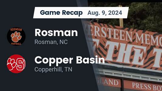 Football Game Preview: Rosman on Home-Turf